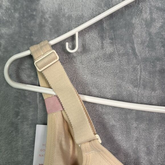 NWT New Cacique Beige Nude Unlined Full Coverage Wireless Bra Size 50D - Picture 10 of 10